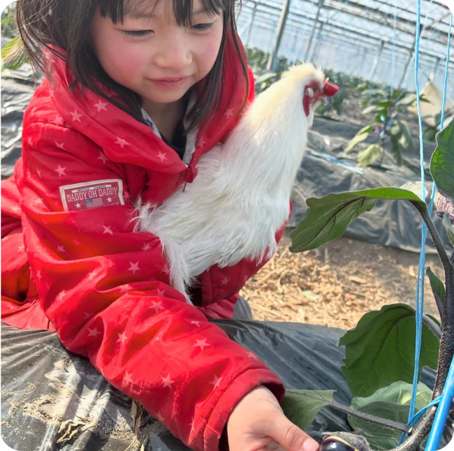 ニワトリと娘